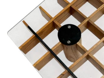 XL Kyoto Graphic Coffee Table by Gianfranco Frattini for Ghianda / Knoll, 1974